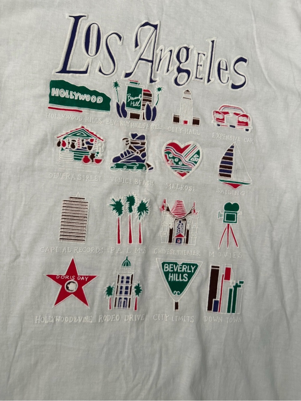 Vintage Los Angeles City Shirt Made in USA Size Large